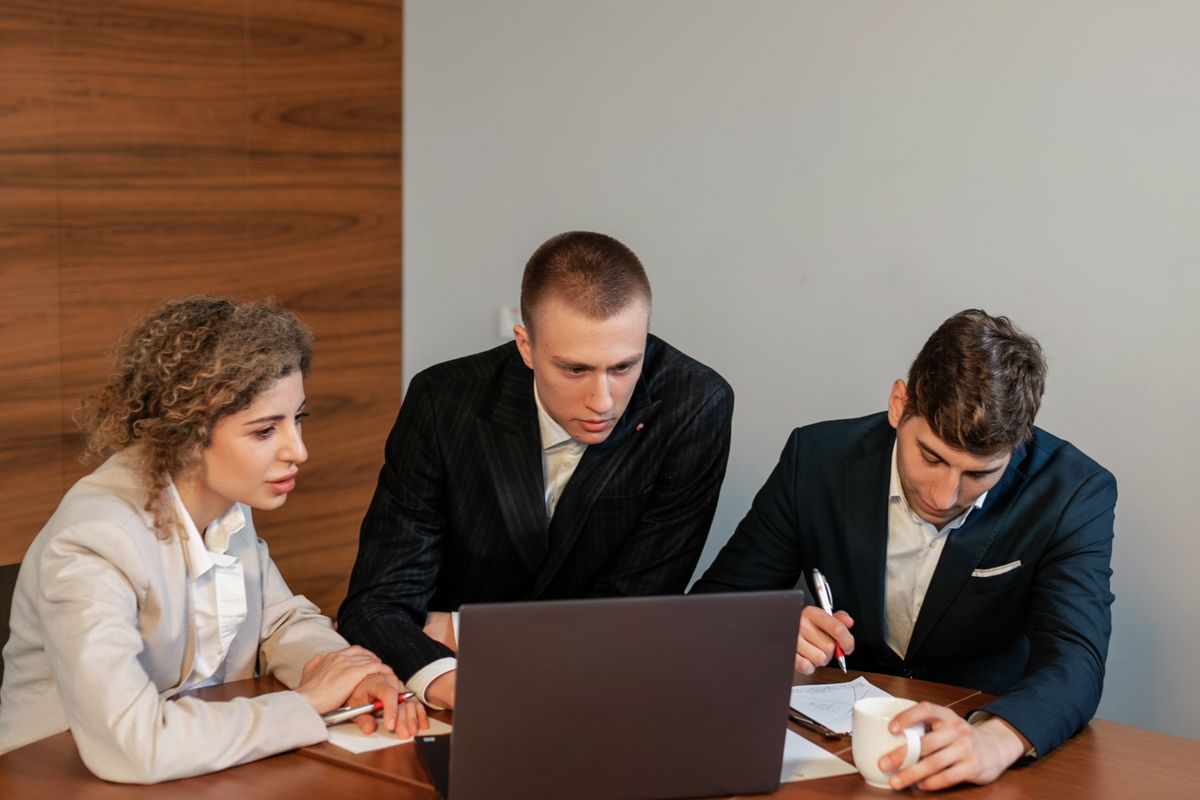 The JobPassage team working together
